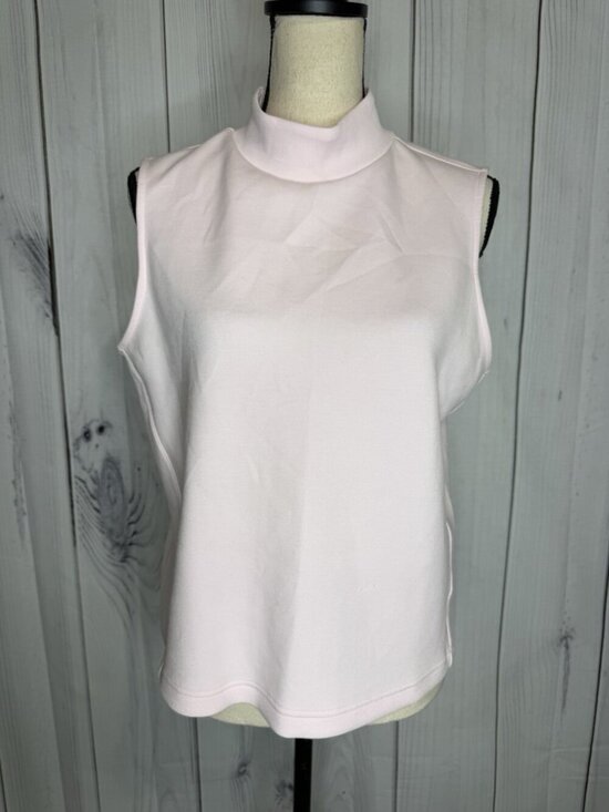 SPANX Tops - Spanx AirEssentials Mock Neck Tank Top Sz XL Light Pink Sleeveless Top 20377R